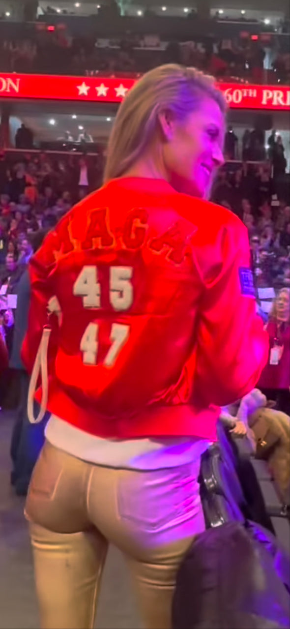 CUSTOM 🇺🇸 MAGA 45 47 JACKET