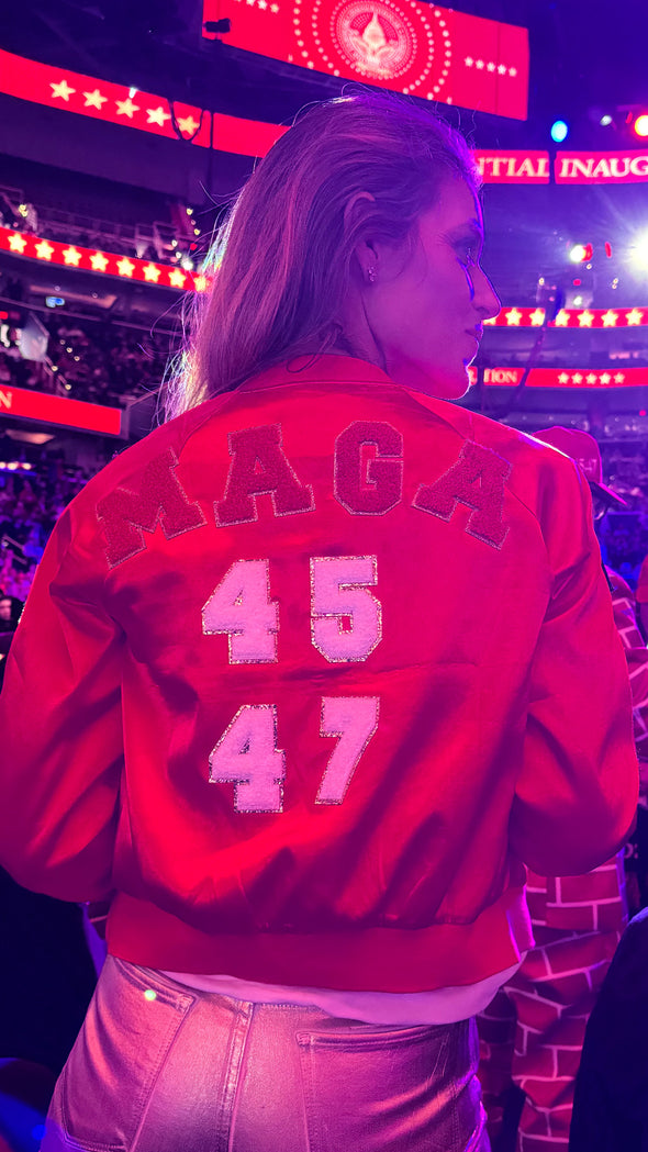 CUSTOM 🇺🇸 MAGA 45 47 JACKET