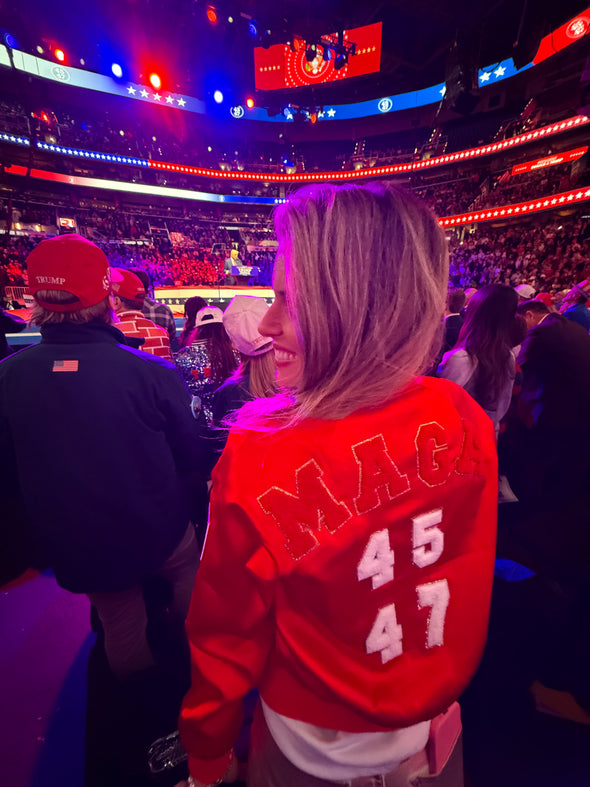 CUSTOM 🇺🇸 MAGA 45 47 JACKET