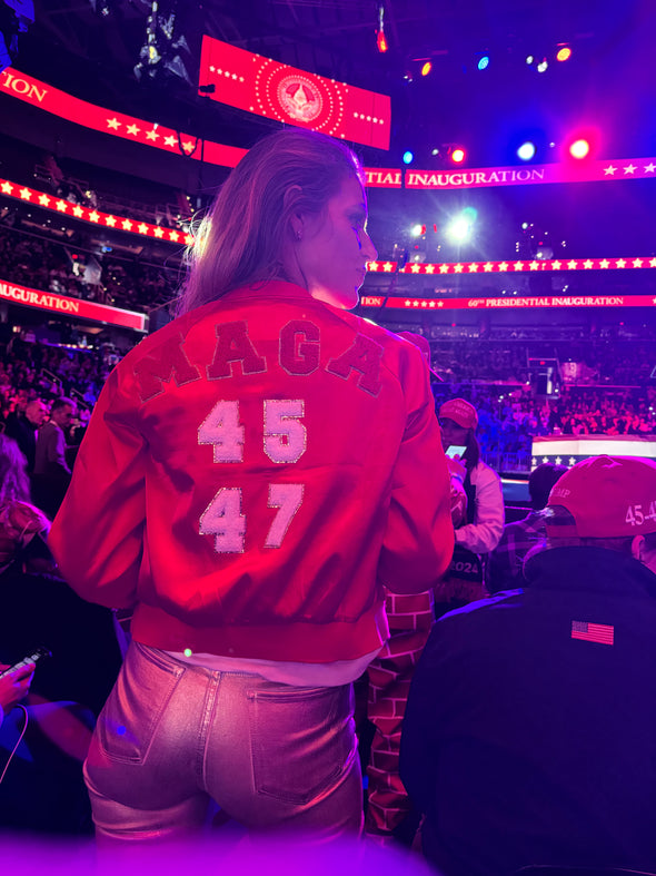 CUSTOM 🇺🇸 MAGA 45 47 JACKET